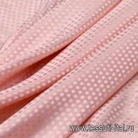 Шелк жаккард (о) светло-розовый - итальянские ткани Тессутидея арт. 02-8167