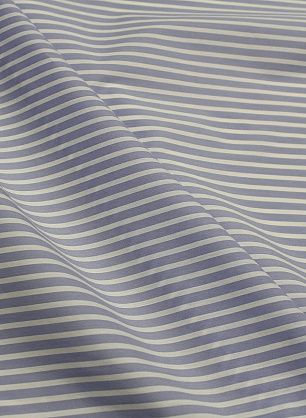 Сорочечная стрейч (н) бело-голубая полоска - в интернет-магазине тканей Тессутидея арт. 01-7948