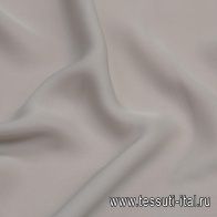 Крепдешин (о) светло-серый - итальянские ткани Тессутидея арт. 10-2124