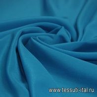 Крепдешин (о) ярко-голубой - итальянские ткани Тессутидея арт. 02-6071
