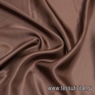 Подкладочная вискоза (о) коричневая  - итальянские ткани Тессутидея арт. 08-1199
