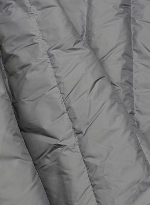 Деталь для пуховика с водоотталкивающим покрытием наполнитель пух 90*65см серая - в интернет-магазине тканей Тессутидея арт. F-6504