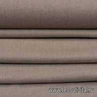 Плательная шерсть дабл стрейч (о) светло-коричневая меланж - итальянские ткани Тессутидея арт. 17-1010