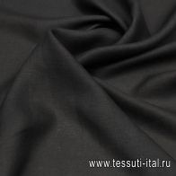 Лен (о) черный - итальянские ткани Тессутидея арт. 16-0907
