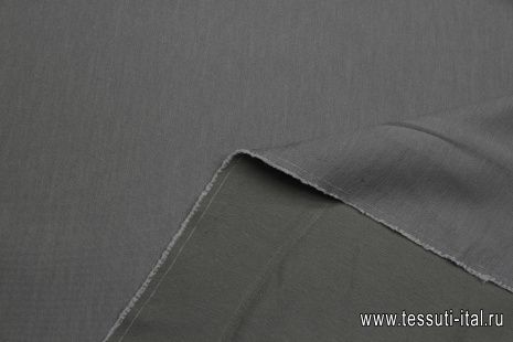 Трикотаж дабл вискоза (о) серый - итальянские ткани Тессутидея арт. 14-1745