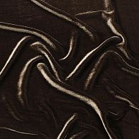 Бархат (о) темно-коричневый - итальянские ткани Тессутидея арт. 10-3528