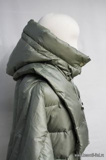 Деталь для верхней одежды капюшон хаки - итальянские ткани Тессутидея арт. F-6446