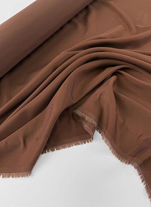 Подкладочная вискоза твил (о) темно-коричневая - в интернет-магазине тканей Тессутидея арт. 08-1641