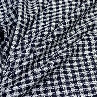 Костюмная (н) сине-белая клетка Armani - итальянские ткани Тессутидея арт. 05-3232