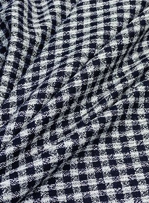 Костюмная (н) сине-белая клетка Armani - в интернет-магазине тканей Тессутидея арт. 05-3232