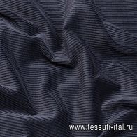 Вельвет (о) сине-серый - итальянские ткани Тессутидея арт. 01-6997