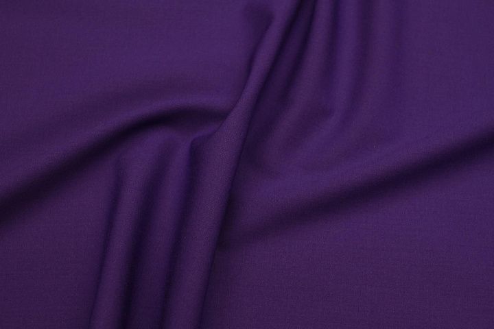 Костюмная стрейч (о) сине-фиолетовая - итальянские ткани Тессутидея арт. 05-4697
