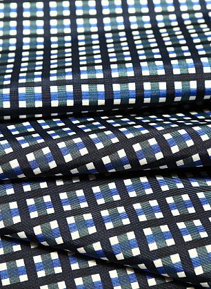 Плательная репс (н) сине-бело-голубая клетка - в интернет-магазине тканей Тессутидея арт. 01-3511