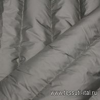 Деталь для пуховика с водоотталкивающим покрытием наполнитель пух 90*65см хаки - итальянские ткани Тессутидея арт. F-6452