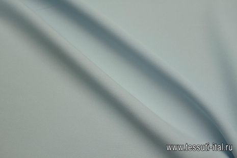 Плательная вискоза стрейч (о) светло-голубая - итальянские ткани Тессутидея арт. 04-1805