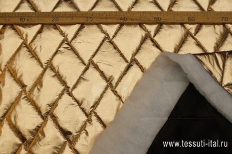 Плащевая стежка с водоотталкивающим покрытием (о) персиковая - итальянские ткани Тессутидея арт. 11-0503