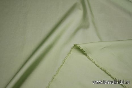 Туаль (о) светло-салатовая полоска - итальянские ткани Тессутидея арт. 10-3103