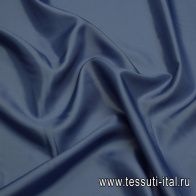 Подкладочная вискоза твил (о) ярко-голубая - итальянские ткани Тессутидея арт. 08-1395