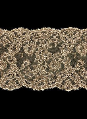 Кружево (о) персиковое ш-25см Solstiss - в интернет-магазине тканей Тессутидея арт. 03-5030