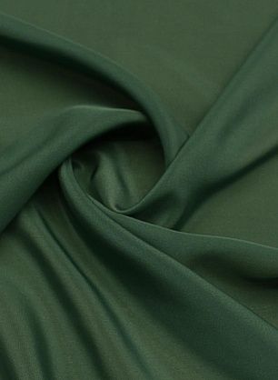 Крепдешин (о) зеленый - в интернет-магазине тканей Тессутидея арт. 10-4008