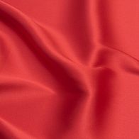 Шелк атлас стрейч двусторонний (о) красный - итальянские ткани Тессутидея арт. 10-2228