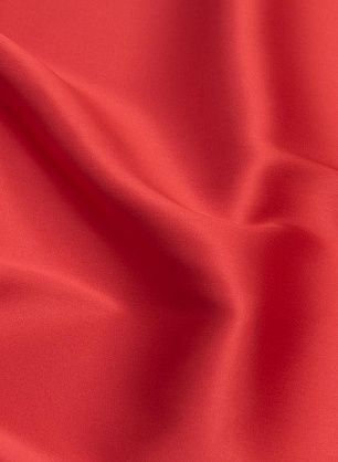 Шелк атлас стрейч двусторонний (о) красный - в интернет-магазине тканей Тессутидея арт. 10-2228