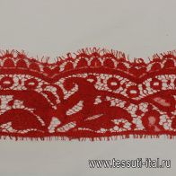 Кружево (о) красное ш-11см - итальянские ткани Тессутидея арт. 03-7144