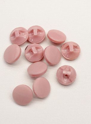 Пуговица стеклянная на ножке d-11мм пыльная - в интернет-магазине тканей Тессутидея арт. F-6605