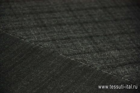 Костюмная (н) черно-серая ш-150см - итальянские ткани Тессутидея арт. 05-2217