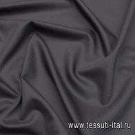 Плательная (о) черная с глянцевым лоском - итальянские ткани Тессутидея арт. 17-1011