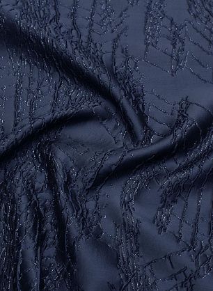 Жаккард с люрексом (о) темно-синий - в интернет-магазине тканей Тессутидея арт. 03-7211