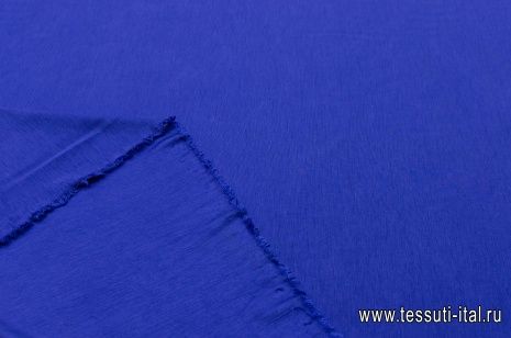 Трикотаж вискоза (о) синий - итальянские ткани Тессутидея арт. 14-1569
