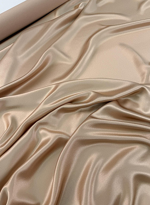 Шелк атлас (о) бежевый - в интернет-магазине тканей Тессутидея арт. 10-4903