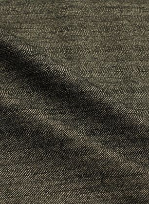 Костюмная шерсть+лен (н) черно-молочная елочка - в интернет-магазине тканей Тессутидея арт. 05-5038