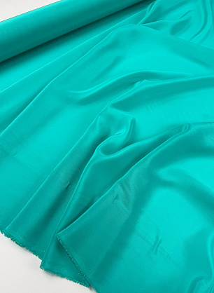 Крепдешин (о) ярко-бирюзовый - в интернет-магазине тканей Тессутидея арт. 10-5027