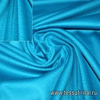 Пальтовый кашемир (о) бирюзовый - итальянские ткани Тессутидея арт. 09-0823