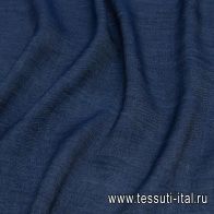 Лен (о) синий - итальянские ткани Тессутидея арт. 16-0738