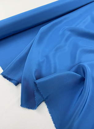 Шелк кади (о) темно-голубой - в интернет-магазине тканей Тессутидея арт. 10-4844