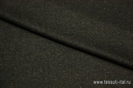 Костюмная твид (н) бежево-коричневая ш-150см - итальянские ткани Тессутидея арт. 05-2213
