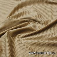 Вельвет (о) светло-коричневый - итальянские ткани Тессутидея арт. 01-7340