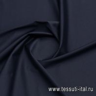 Хлопок стрейч (о) темно-синий - итальянские ткани Тессутидея арт. 01-7618