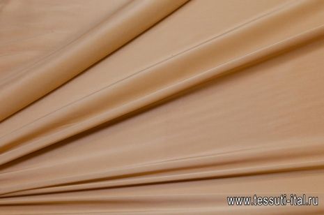 Подкладочная стрейч (о) персиковая - итальянские ткани Тессутидея арт. 07-1191