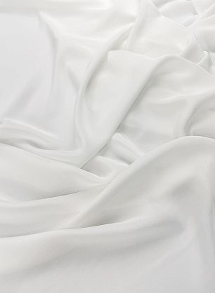 Крепдешин (о) белый - в интернет-магазине тканей Тессутидея арт. 10-4152