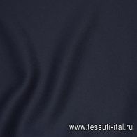 Пальтовая дабл двухслойная (о) темно-синяя - итальянские ткани Тессутидея арт. 09-1833