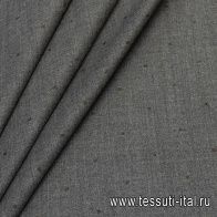 Костюмная стрейч (н) серая с коричневыми вкраплениями - итальянские ткани Тессутидея арт. 05-3326