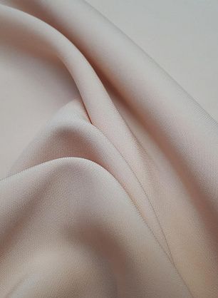 Плательная кади стрейч (о) светло-розовая  - в интернет-магазине тканей Тессутидея арт. 04-1183