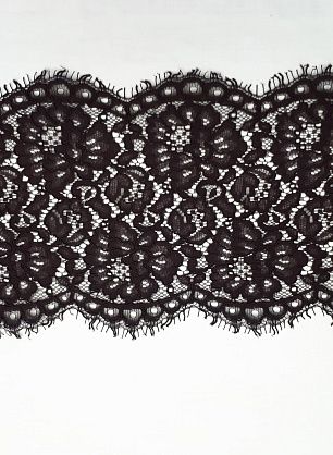 Кружево кордовое (о) коричнево-бордовое  ш-22см - в интернет-магазине тканей Тессутидея арт. 03-5221