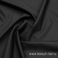 Костюмная дабл фейс (о) черная - итальянские ткани Тессутидея арт. 05-4616