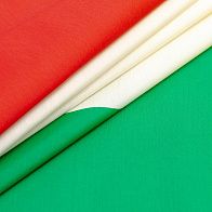 Тафта (н) красно-бело-зеленая - итальянские ткани Тессутидея арт. 03-5861