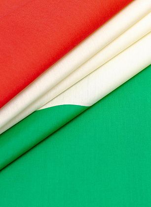 Тафта (н) красно-бело-зеленая - в интернет-магазине тканей Тессутидея арт. 03-5861